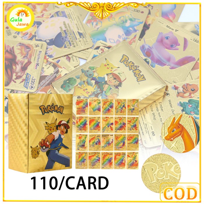 KARTU POKEMON LOGAM/GOLD EMAS LANGKA POKEMON/TRAINER CARD POKEMON