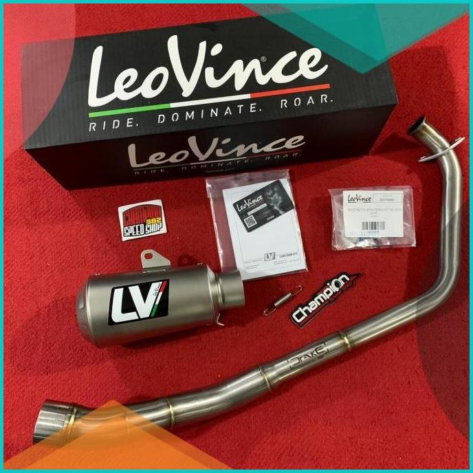 Knalpot Leovince LV 10 LV10 Stainless Steel ORI Italy Yamaha R15 V3 2
