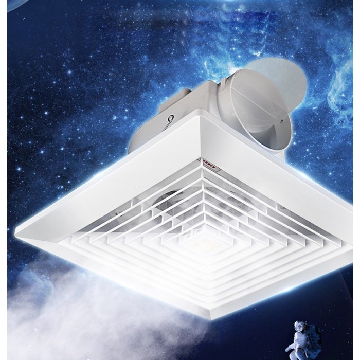 Terbaru Exhaust Fan Plafon 10Inch /12 Inch Exhaust Fan Dapur /Exhaust Fan Dind Promo Terlaris