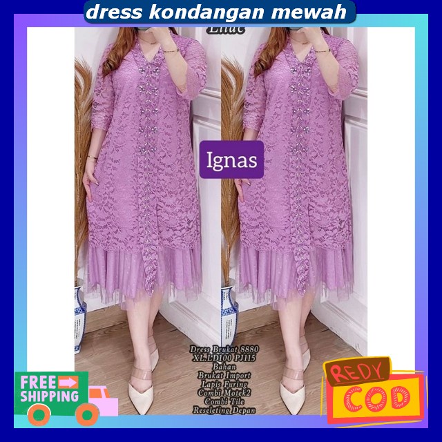 Dress Natal Remaja Perempuan Dreas Midi Driss Briesmaid Murah Premium Baju Natal Wanita Dres Kekinia