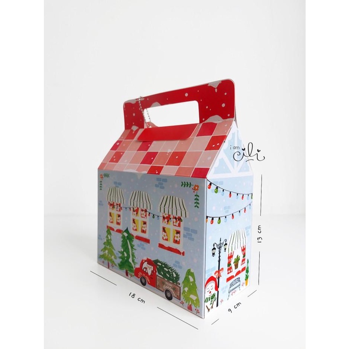 

(Eira Box) Kotak Kue Natal / Merry Christmas Toples Tabung 600 / 800 049