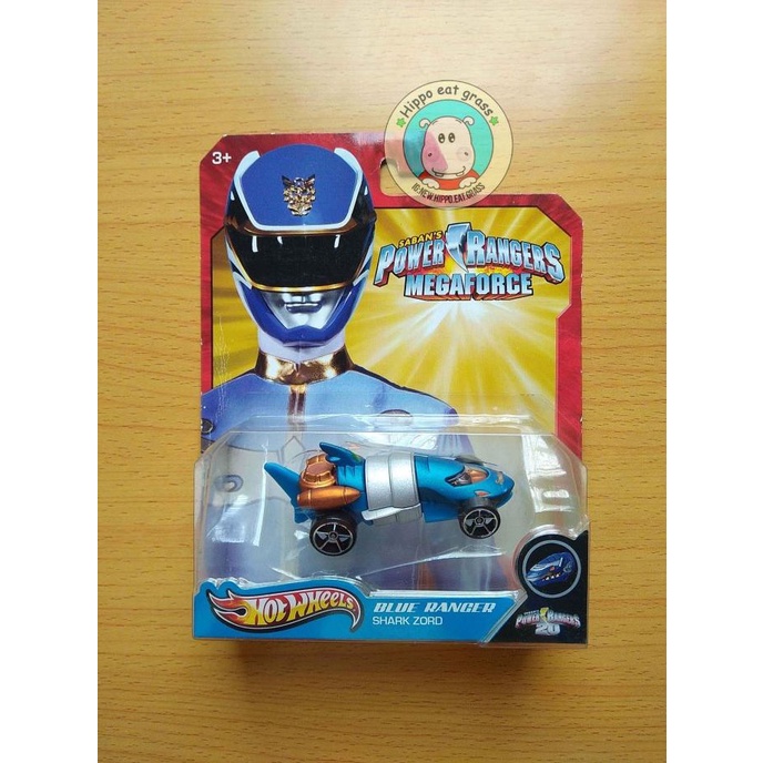 Hot Wheels Hotwheels Power Rangers Megaforce Blue Ranger Shark Zord