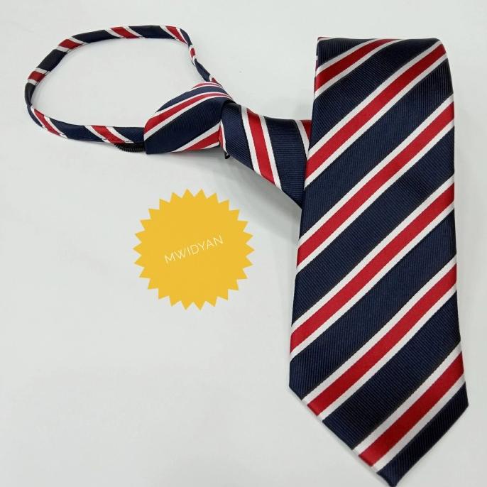 Dasi instan Zipper dasi pria dasi siap pakai
