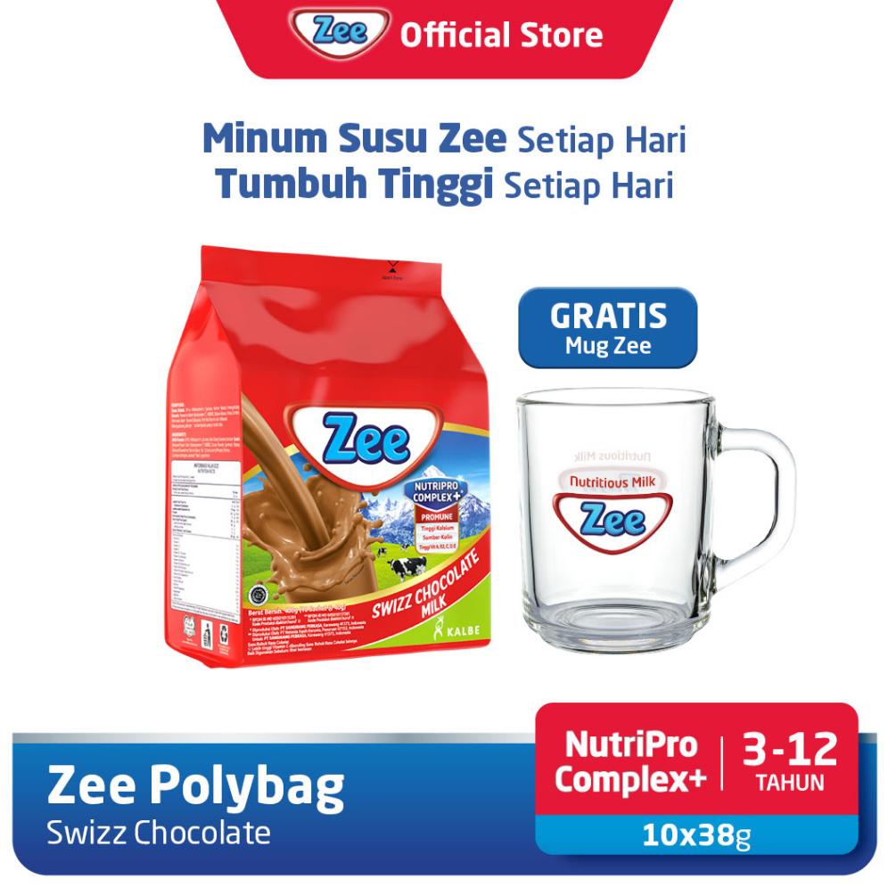 

NEW STOCK ZEE SACHET IN BAG SWIZZ CHOCOLATE 10X38GR FREE GELAS ZEE PRODUK TERLARIS BULAN INI