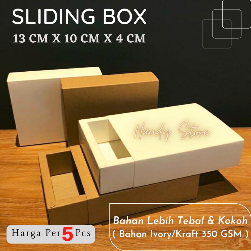 

COD Sliding Box ( 5 Pcs )/Kotak Polos Slop/Box Dus Hadiah Hamper Kado Bingkisan Bergaransi