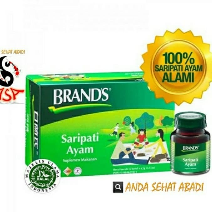 BRANDS SARI PATI AYAM 70 GR ISI 12 BOTOL/SARI PATI AYAM BRANDS ISI 12