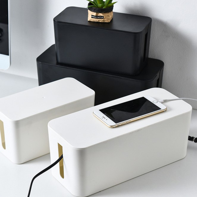 

Promo Kotak Organizer Kabel Doff Minimalis Charger Wire Cable Management Box