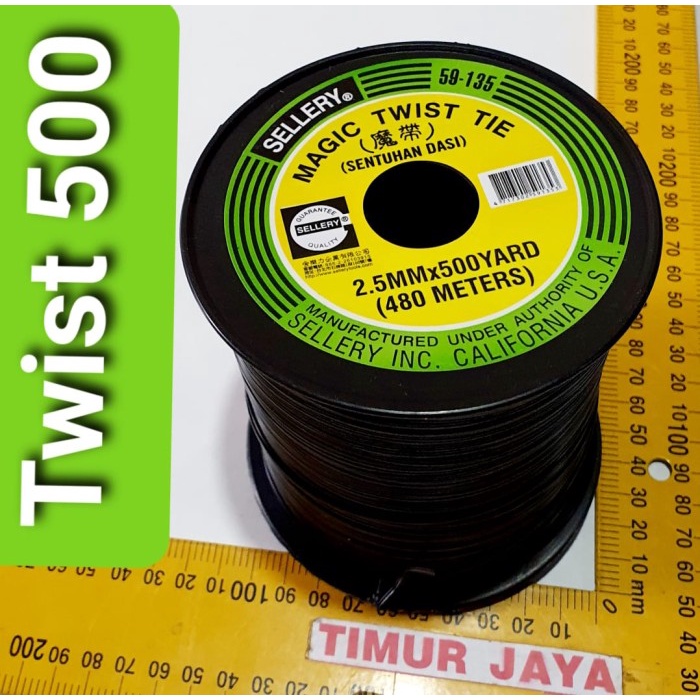 

Promo Kawat Ikat Kabel Magic Twist Tie Sellery 500 Yard 480M 480 Meter 59135