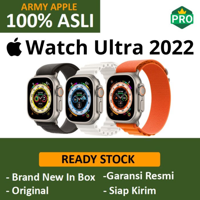 APPLE WATCH ULTRA 2022 49MM TITANIUM IWATCH TRAIL LOOP OCEAN BAND IBOX