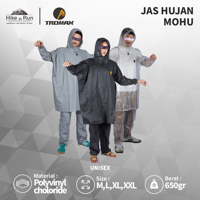 JAS HUJAN PONCHO TROMAX RAINCOAT MOHU