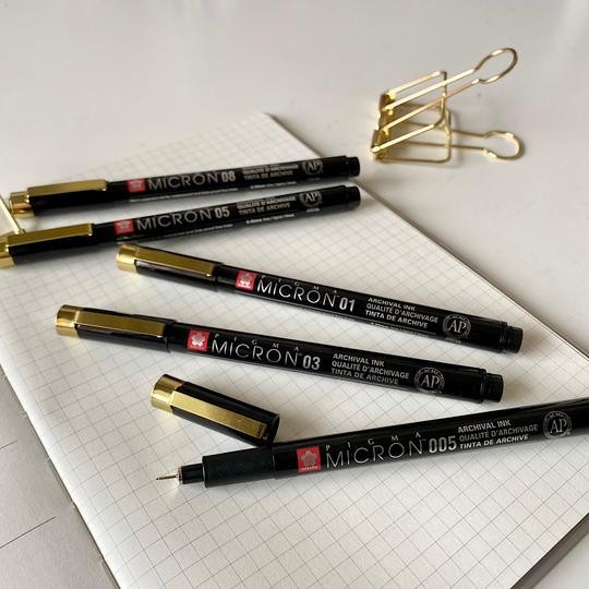 

Terlaris Sakura Pigma Micron Set 5 Black Barrel Limited Edition _.