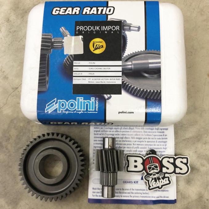 Secondary Gear Ratio Polini Iget Vespa Sprint Primavera GTS S LX