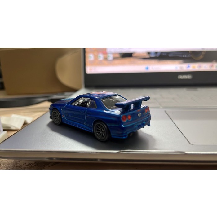 DISKON SPESIAL HOT WHEELS R34 FAST FURIOUS BIRU LOOSE RIVET TERLARIS