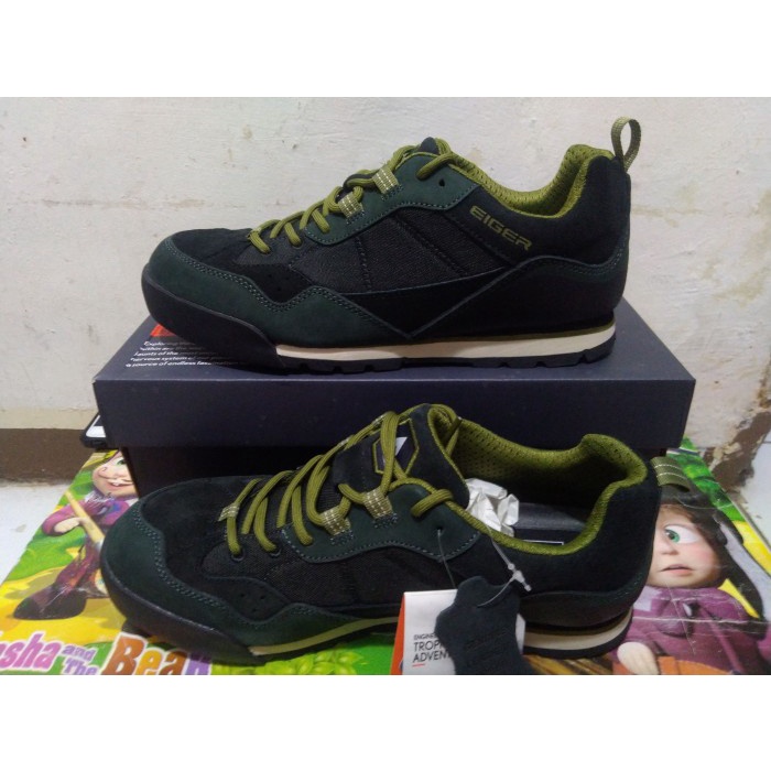 Sepatu hiking Eiger1989 Yacare Black Original Size 43