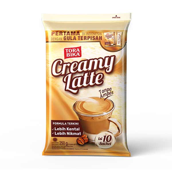 

TORABIKA CREAMY LATTE 10 PCS - KOPI