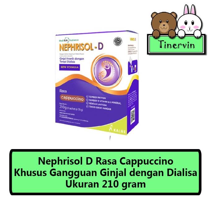 

Nephrisol-D Cappuccino - Susu Khusus Gangguan Ginjal Dengan Dialisa