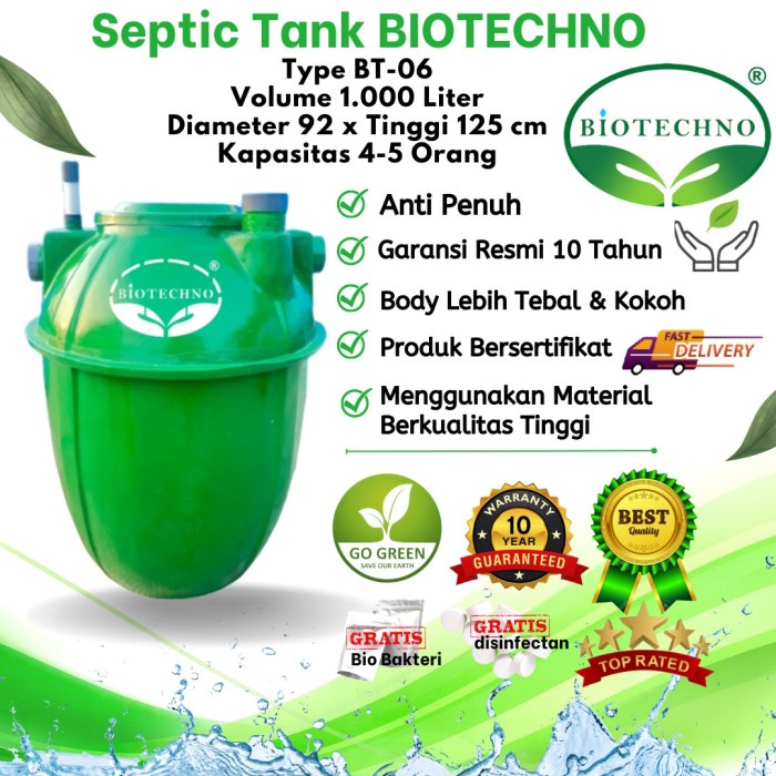 Promo Septic Tank Bio - Septic Tank Biotech - Septic Tank Biofil, Biotechno