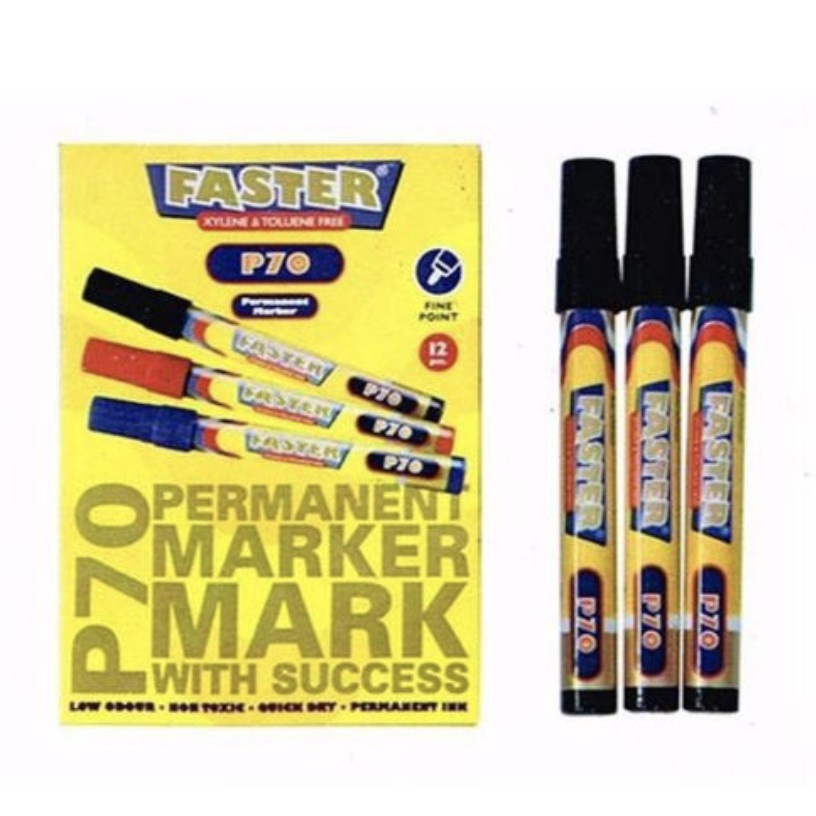

(12Pc) Spidol Permanen Faster P70 / Spidol Permanent