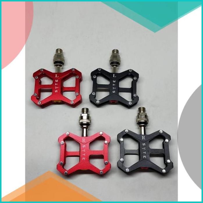 SYTE Pedal QR 3 bearing M416 Quick release CNC sepeda MTB lipat fixie