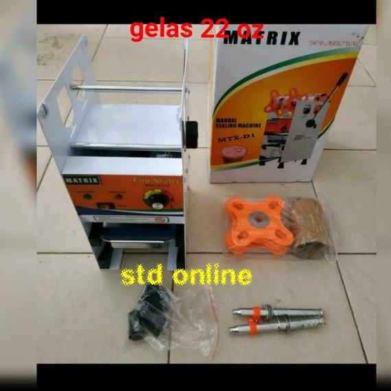 MESIN PRESS GELAS 22 OZ BIG CUP MATRIX CUP SEALER