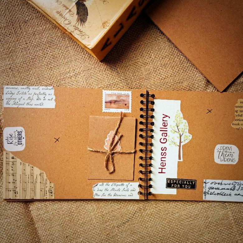 Terlaris SCRAPBOOK AESTHETIC ALBUM DAN JOURNAL KIT DIY KADO UNIK VINTAGE COD