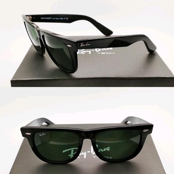 KACAMATA RB WAYFARER / KACAMATA WAYFARER LENSA KACA SIZE-54 FULLSET