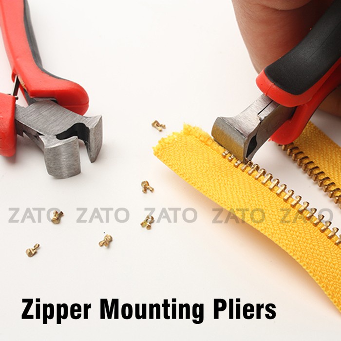 

Zipper Mounting Pliers - leather tools