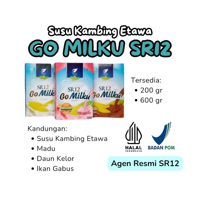 

Gomilkku SR12 Susu Kambing Etawa 600 gr