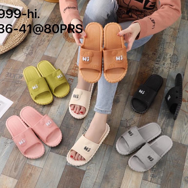 Promo Hemat Sandal Selop Wanita Laluna 999/ Sandal Selop Jelly Import/ Sandal Selop Rumah Lembut Dan