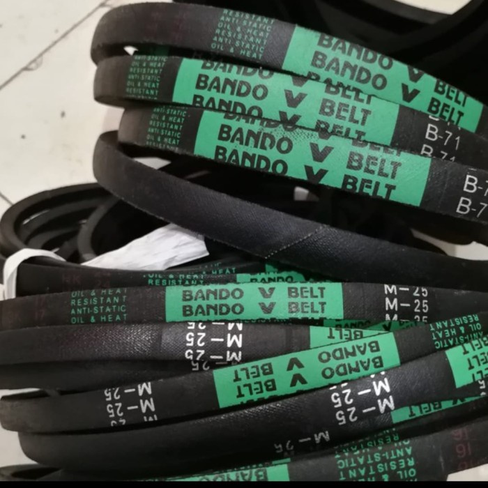 Baru Vanbelt Bando A 65 / Fanbelt V Belt Green Seal Bando A 65 / A65 Diskon