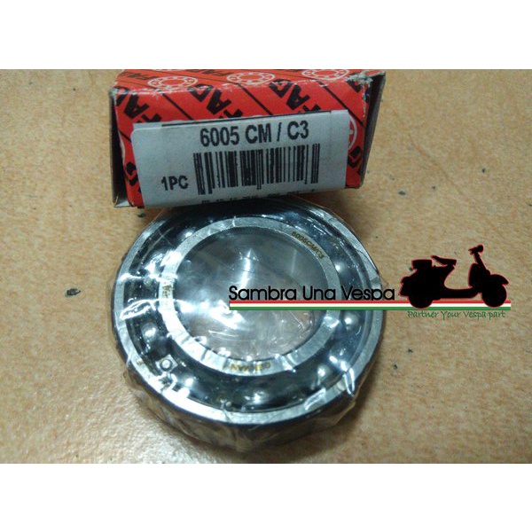 Deep Groove Ball Bearing Laher Lahar laker Kruk As Rubahan Racingan Balap Racing 6005 C3 FAG Germany
