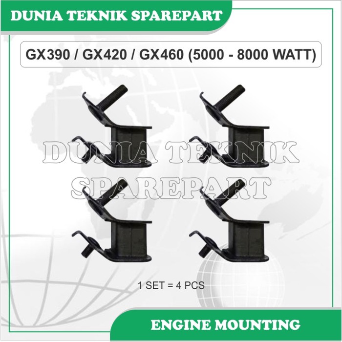 ENGINE MOUNTING / KARET KAKI MESIN GENSET GX390 GX420 GX460