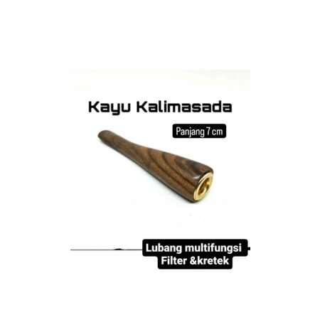 once pipa bulat pipa rokok kayu kalimosodo panjang 7 cm