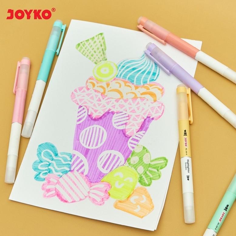 

COD [BISA COD] Erasable Highlighter Penanda Dapat Dihapus Joyko HL-69-6 (BACA DESKRIPSI) Terlaris