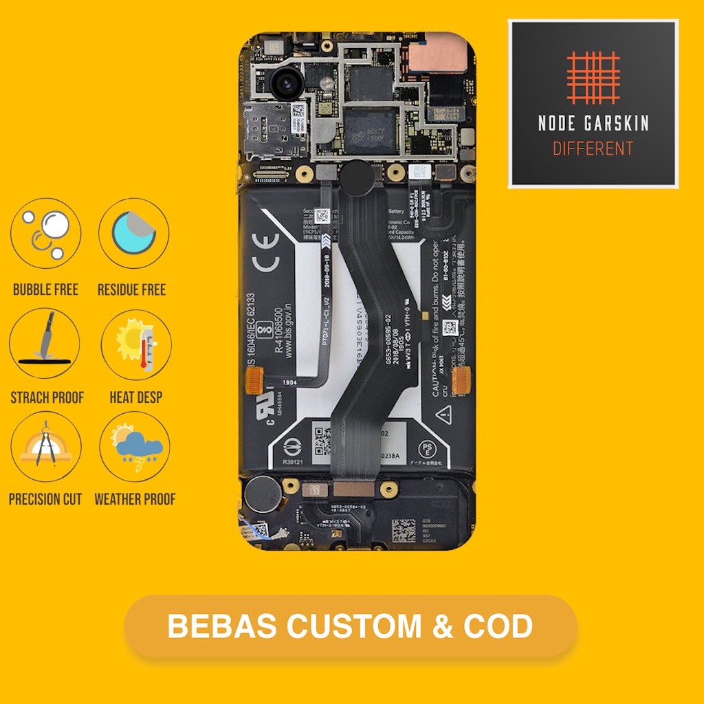 Garskin Skin Vinyl google pixel 3A XL Fullbody Atau Backonly - Bisa Custom - teardown mesin Case Sti