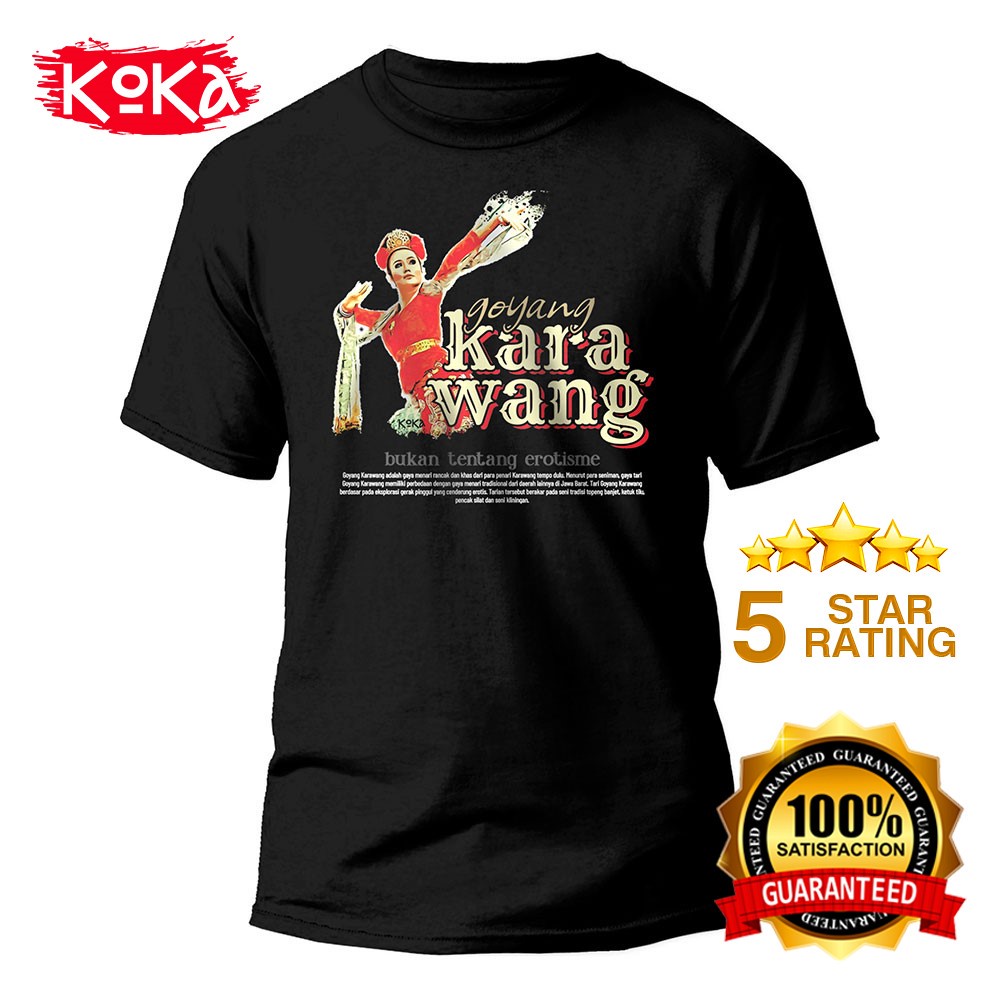T-Shirt Distro Premium - GOYANG KARAWANG - Kaos Khas KARAWANG - KWG4