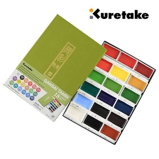 

Kuretake Gansai Tambi Watercolor - 18 Color Set