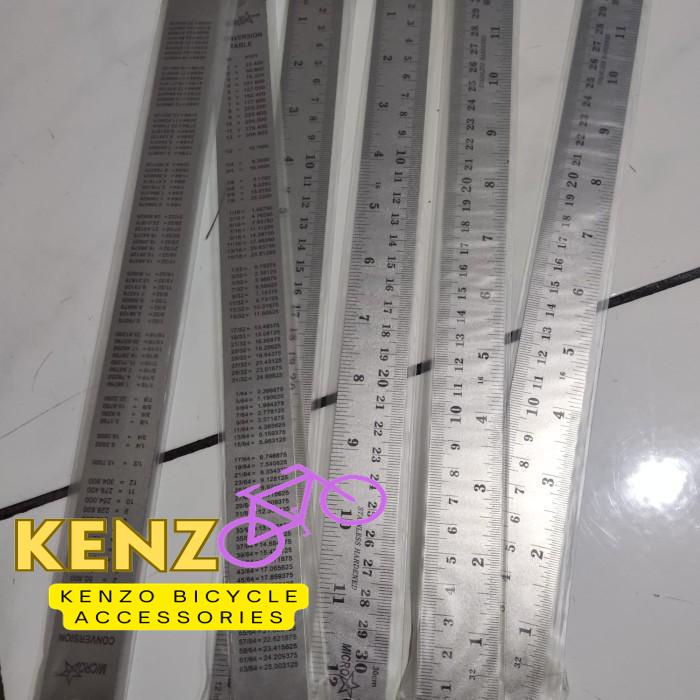 

PENGGARIS / GARISAN BESI STEEL RULER 30 CM BEST SELLER !!