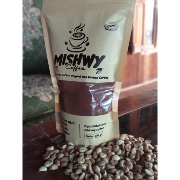 

bubuk kopi robusta 100% asli kopi petik merah