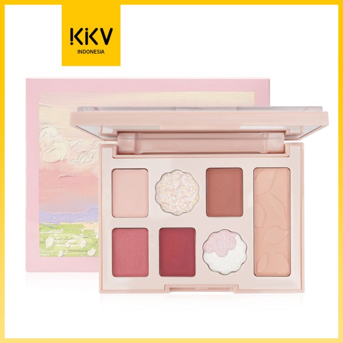 KKV - SHEDELLA ROMANTIC FLOWER EYESHADOW PALETTE #FE-101/102/103 9G