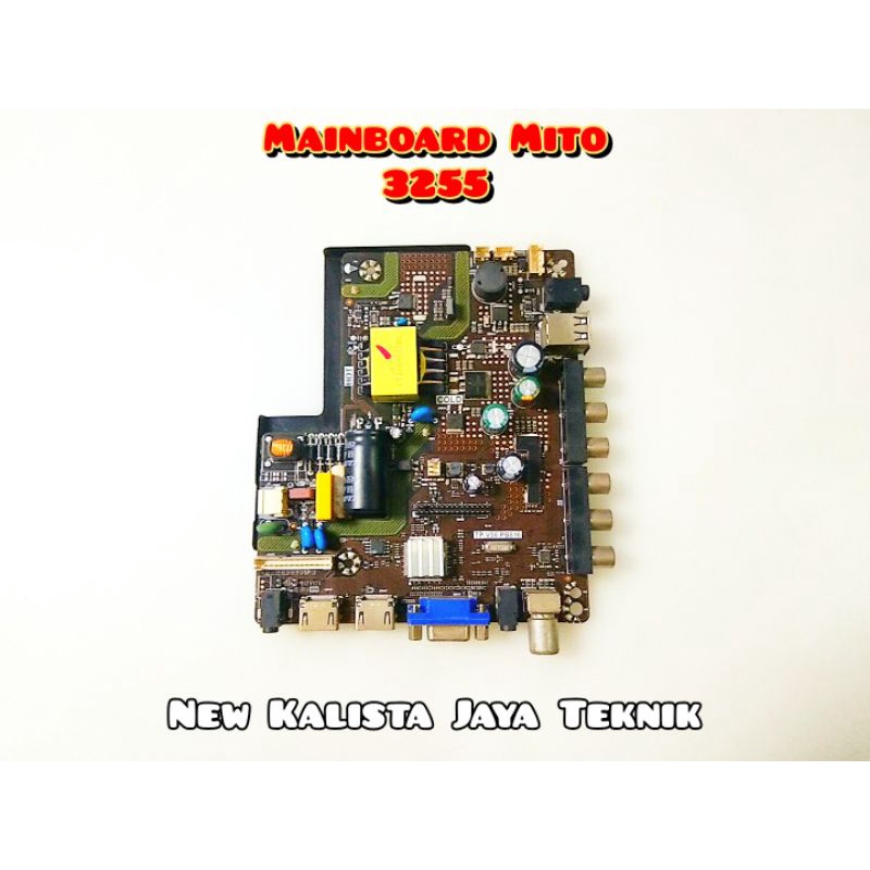 MAINBOARD TV MITO 3255 ORIGINAL TP.V56.PB816 MB MITO 3255 MOTHERBOARD TV 3255 MB 3255 MESIN TV MITO 