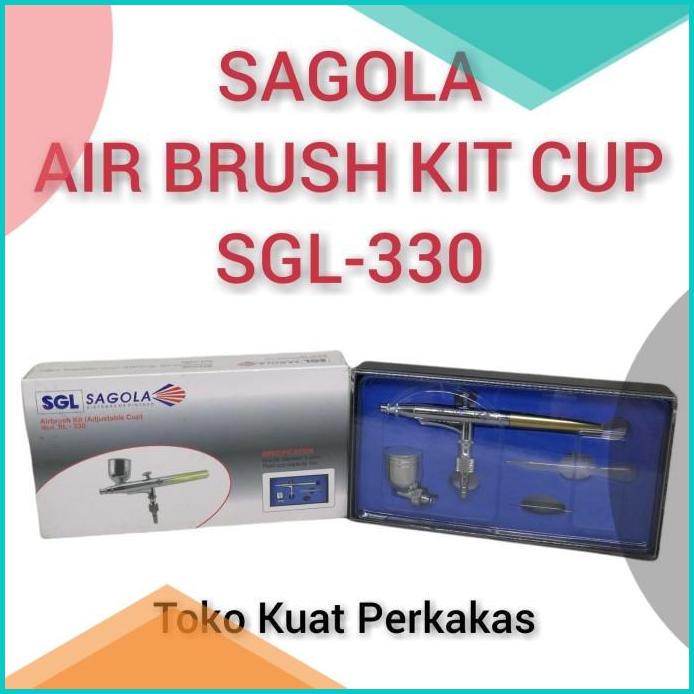 Spray gun air brush pen kit SAGOLA SGL 330 Alat semprot cat lukis 20J