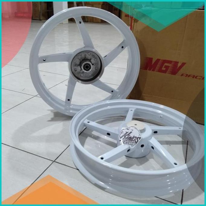 Velg racing vixion lama lebar belakang tromol vixion ring 17 putih 20