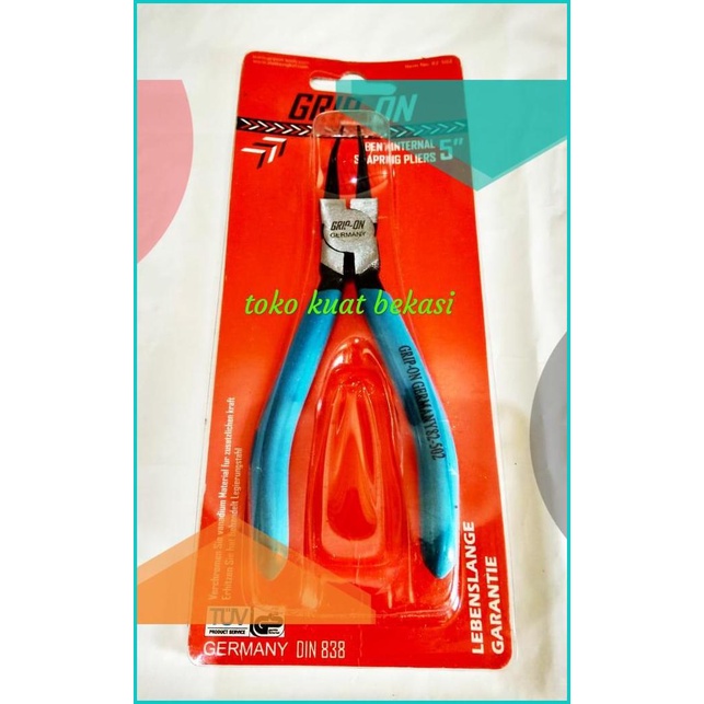 grip on tang snap ring 5" bengkok tutup 82-502 20JVLZ3 tools n parts