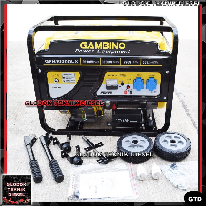 GENSET BENSIN 8000 W GASOLINE GENERATOR LISTRIK 9000 WATT ORIGINAL