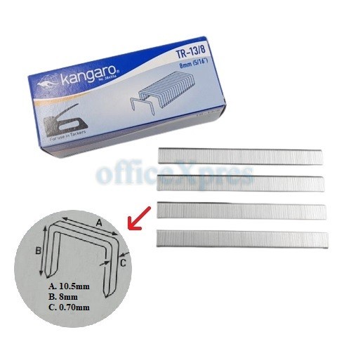 

Isi Stapler Tembak TR13/8 / Isi Staples Gun Tacker Kangaro