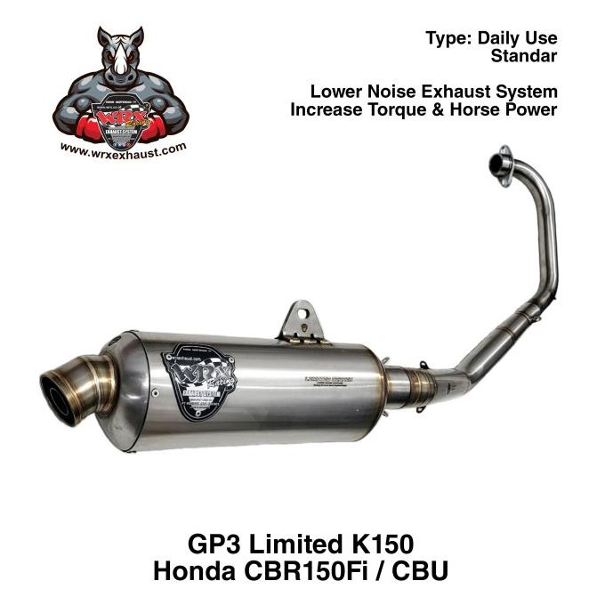 Knalpot WRX GP3 Limited K150 CBR150Fi