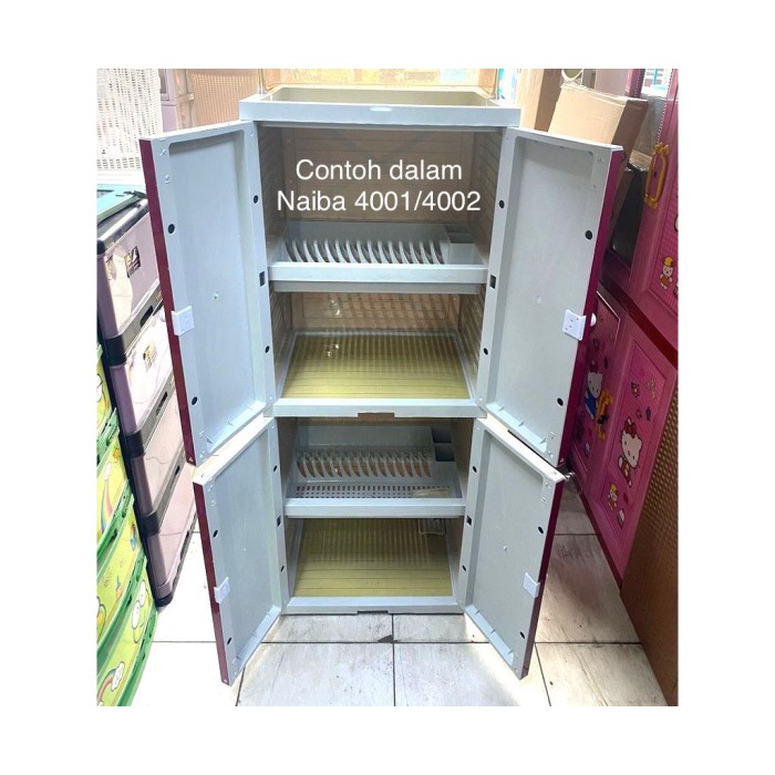 NAIBA - MINI DISH RACK RAK PIRING 3 DAN 5 SUSUN - RAK PIRING NAIBA
