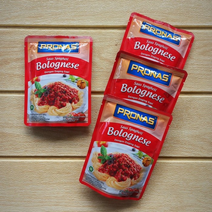 

Pronas Saus Tomat Spagheti Bolognese Daging Sapi 195 Gr