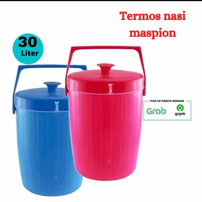TERMOS NASI MASPION / TERMOS ES MASPION 30 LITER ( BY GOJEK / GRAB )